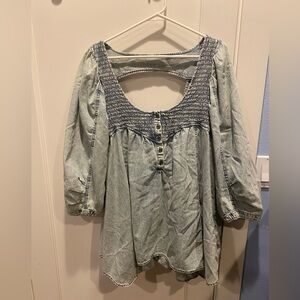 Women's Free People Denim shirt